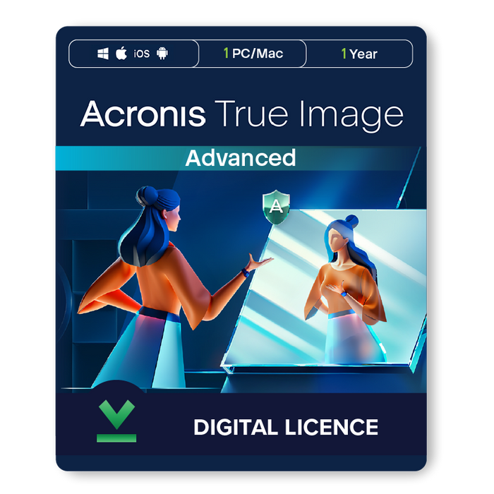 Acronis True Image Advanced | 1 godina | Razne opcije uređaja - Digitalna licenca