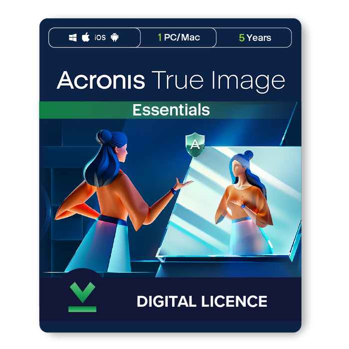 Acronis True Image Essentials | Varias opciones de dispositivos y plazos: licencia digital