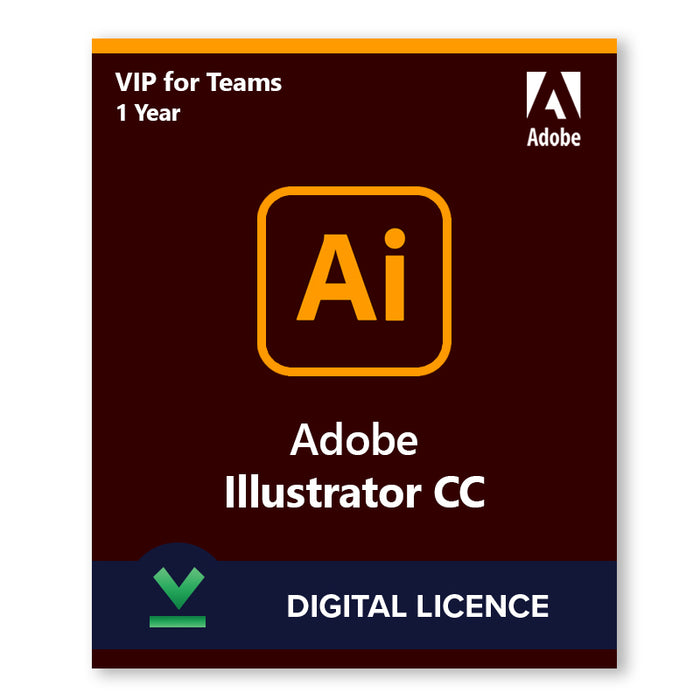Adobe Illustrator CC VIP | 1 год | Цифровая лицензия