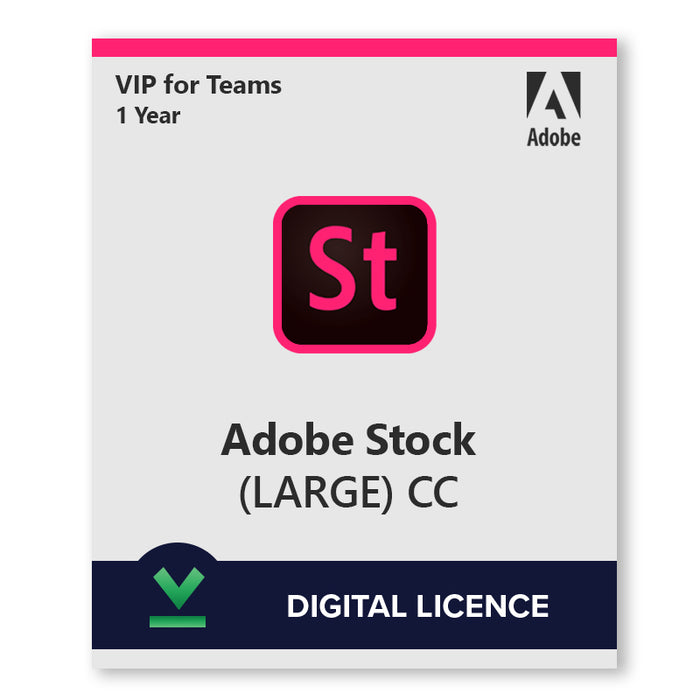 Adobe Stock | Large Plan | 1 година | Дигитален лиценз