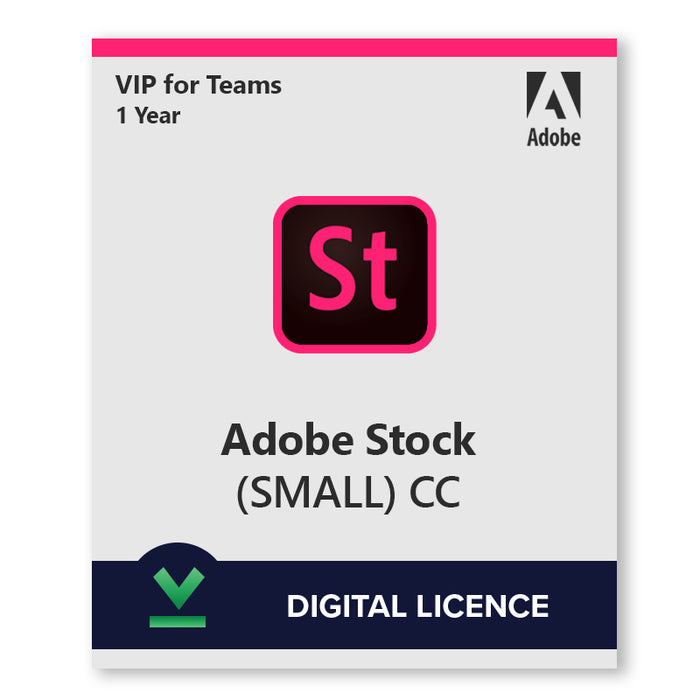 Adobe Stock | Plano pequeño | 1 año | Licencia Digital