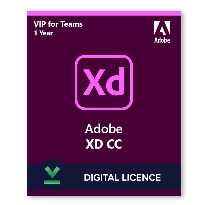 Adobe Experience Design (XD) CC VIP | 1 metai | Skaitmeninė licencija
