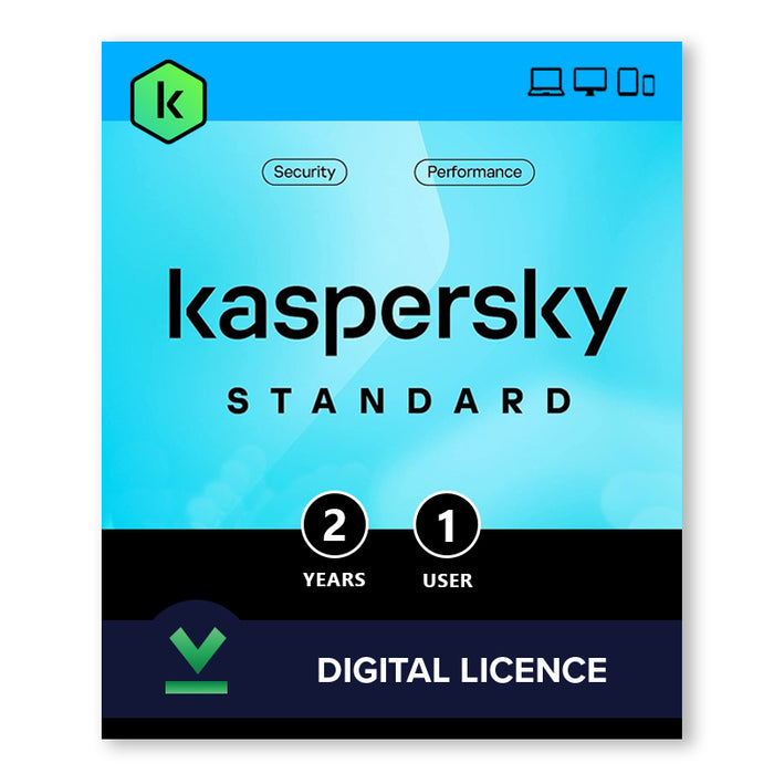 Appareil Kaspersky Standard 1 | 2 ans - Licence Numérique