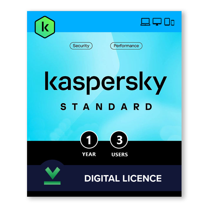 Kaspersky Standard | Various User and Term Options - Digital Licence