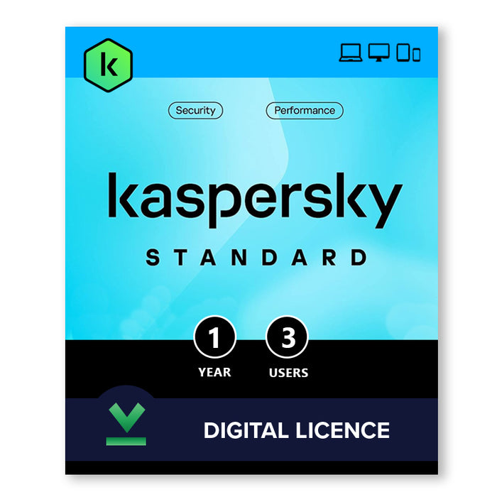 Kaspersky Standard 3 uređaji | 1 godina - digitalna licenca
