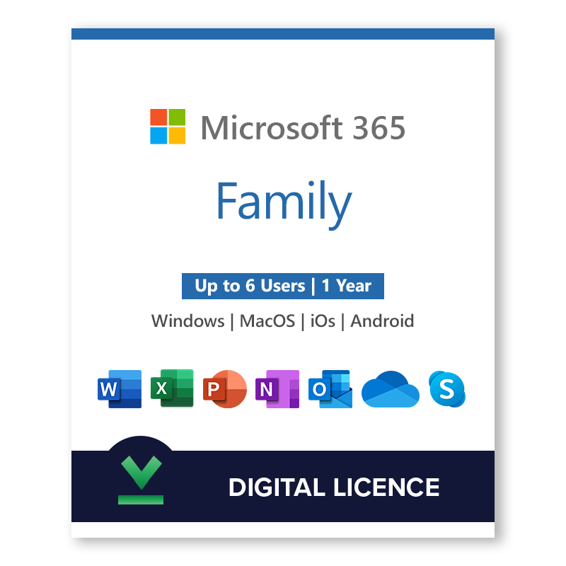 Microsoft 365 Family Купить Ключ