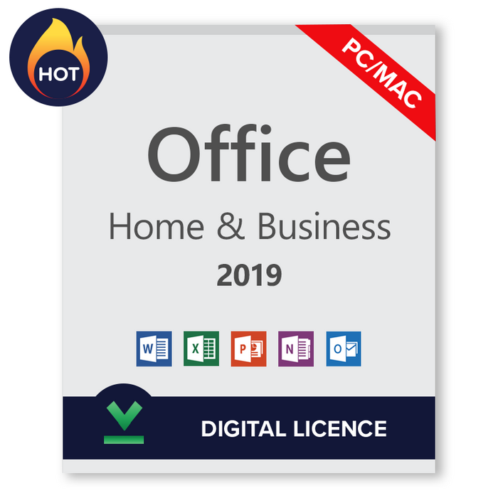 „Microsoft Office 2019“ namų ir verslo kompiuterių / „Mac“ perkeliama skaitmeninė licencija