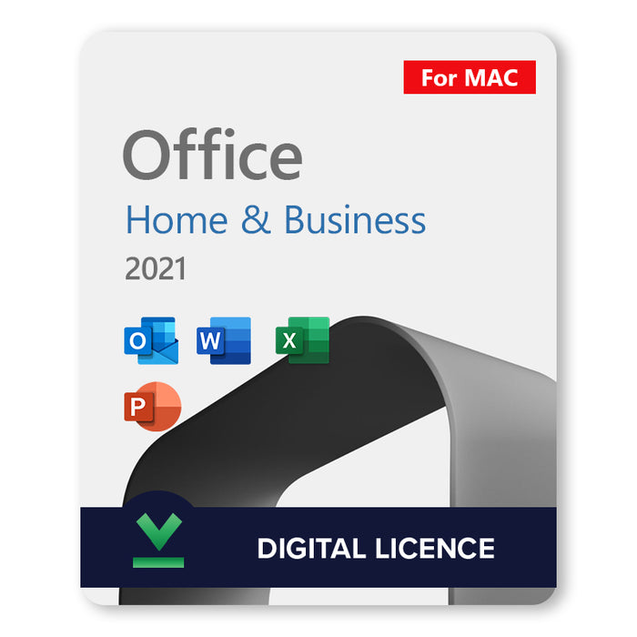 Prenosiva digitalna licenca za Microsoft Office 2021 Home and Business za Mac