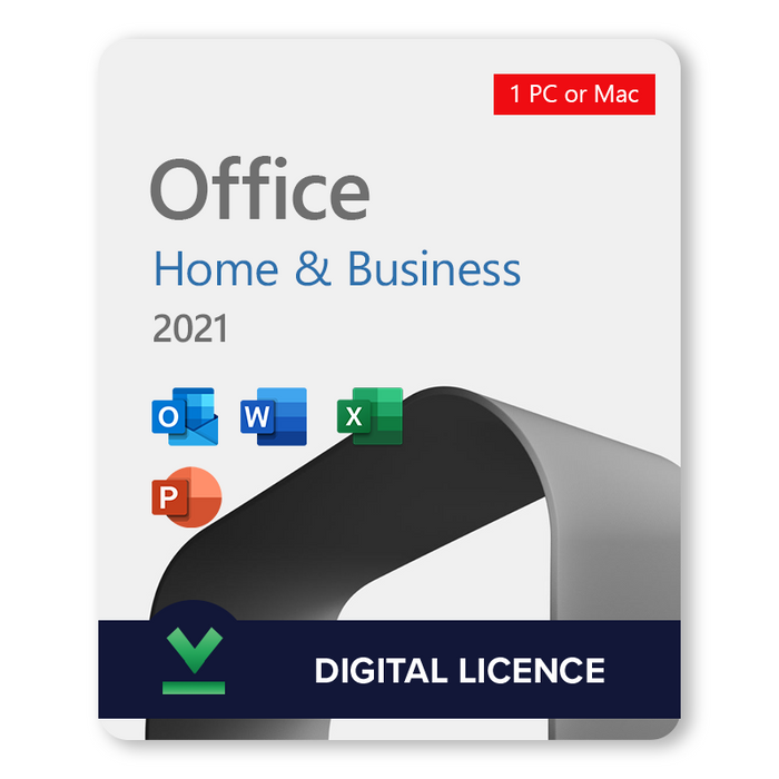 Передаваемая цифровая лицензия на Microsoft Office 2021 для ПК/Mac для дома и бизнеса
