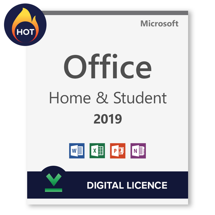 Licence numérique transférable Microsoft Office 2019 Famille et Étudiant