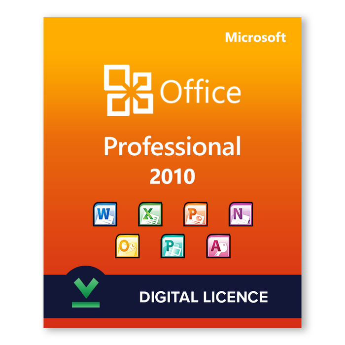 Цифровая лицензия Microsoft Office 2010 Professional