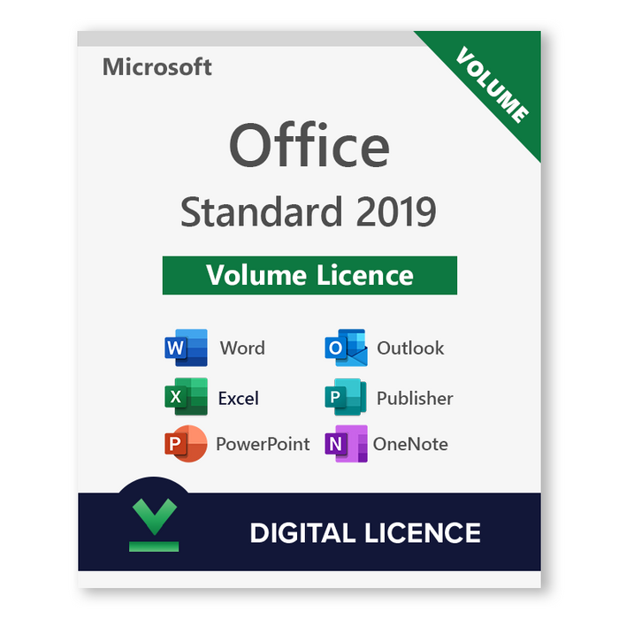 Стандартная корпоративная лицензия Microsoft Office 2019 — цифровая лицензия