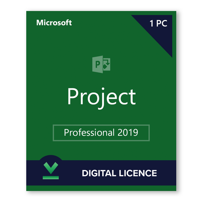 Licencia digital Microsoft Project Professional 2019