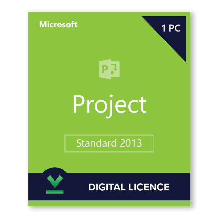 Цифровая лицензия Microsoft Project Standard 2013