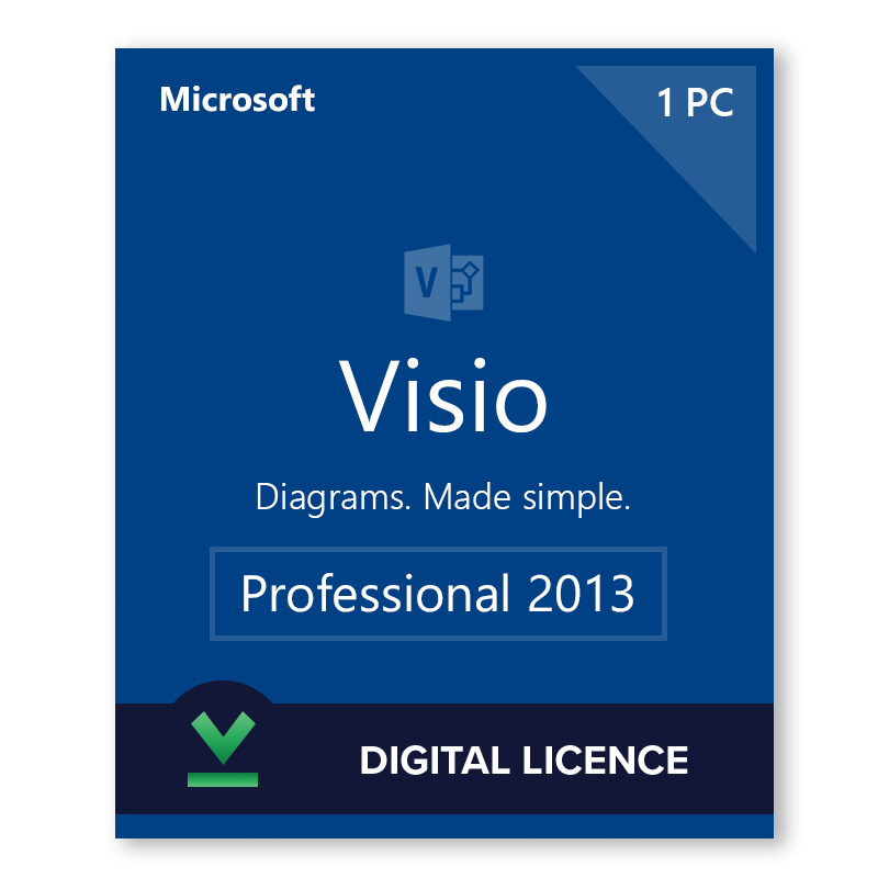 Buy Visio Professional 2013 | Digital Delivery | LicenceDeals.Com