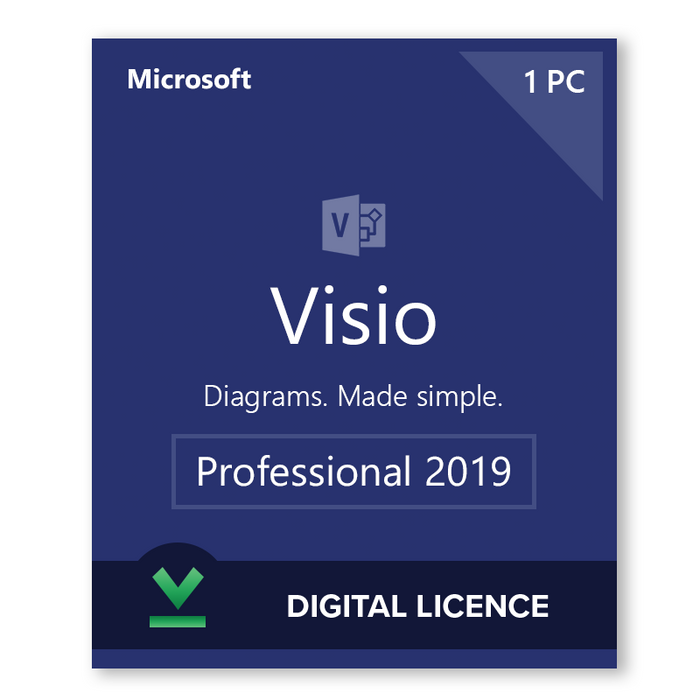 Microsoft Visio Professional 2019  Digitālā licence
