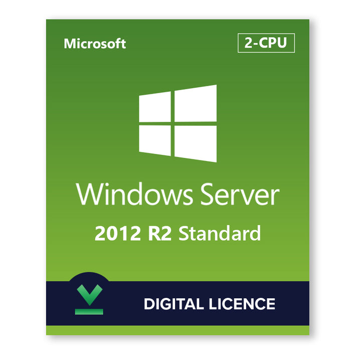 Estándar Microsoft Windows Server 2012 R2 | 2 CPU | Licencia Digital