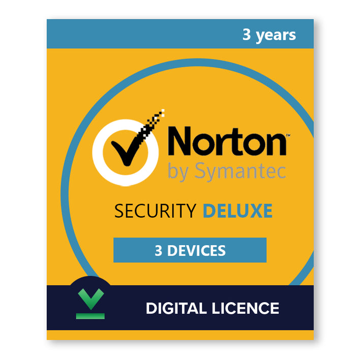 Norton Security Deluxe 3 dispozitive | 3 ani | Licență digitală