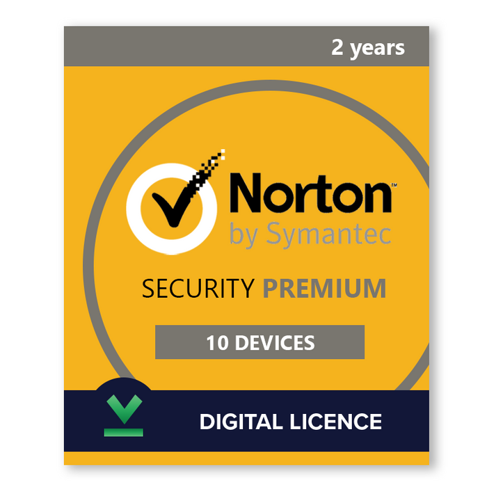 Dispozitive Norton Security Premium 10 | 2 ani - Licență digitală